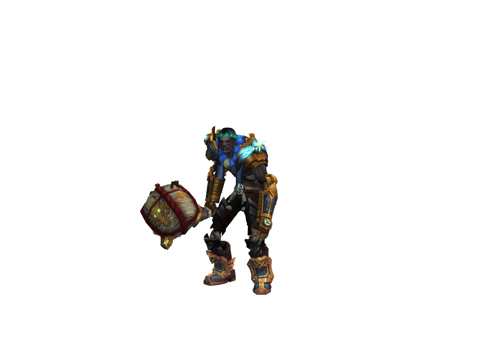 Abusedbaby 3D character render
