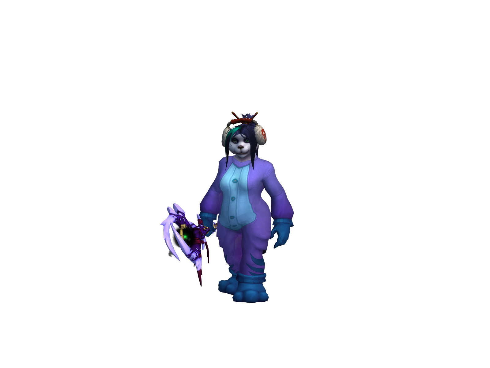 Прошуто 3D character render