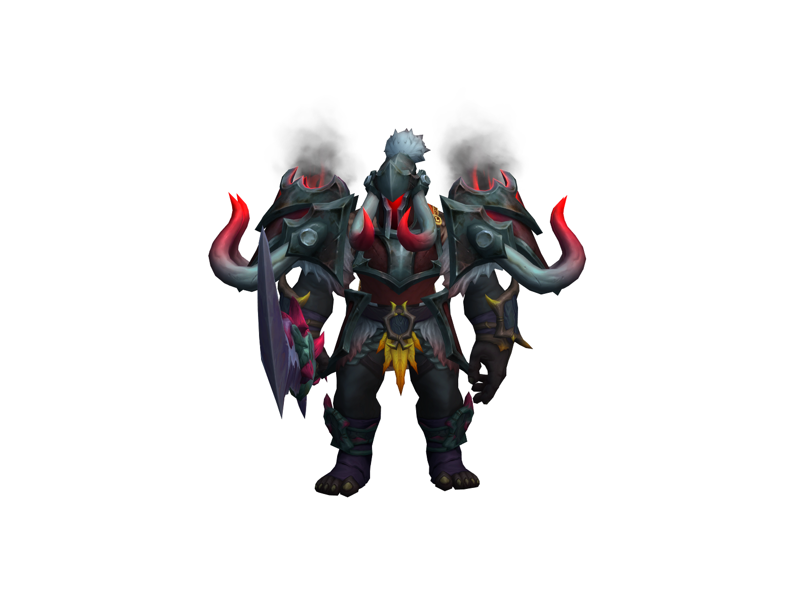 Нагайно 3D character render