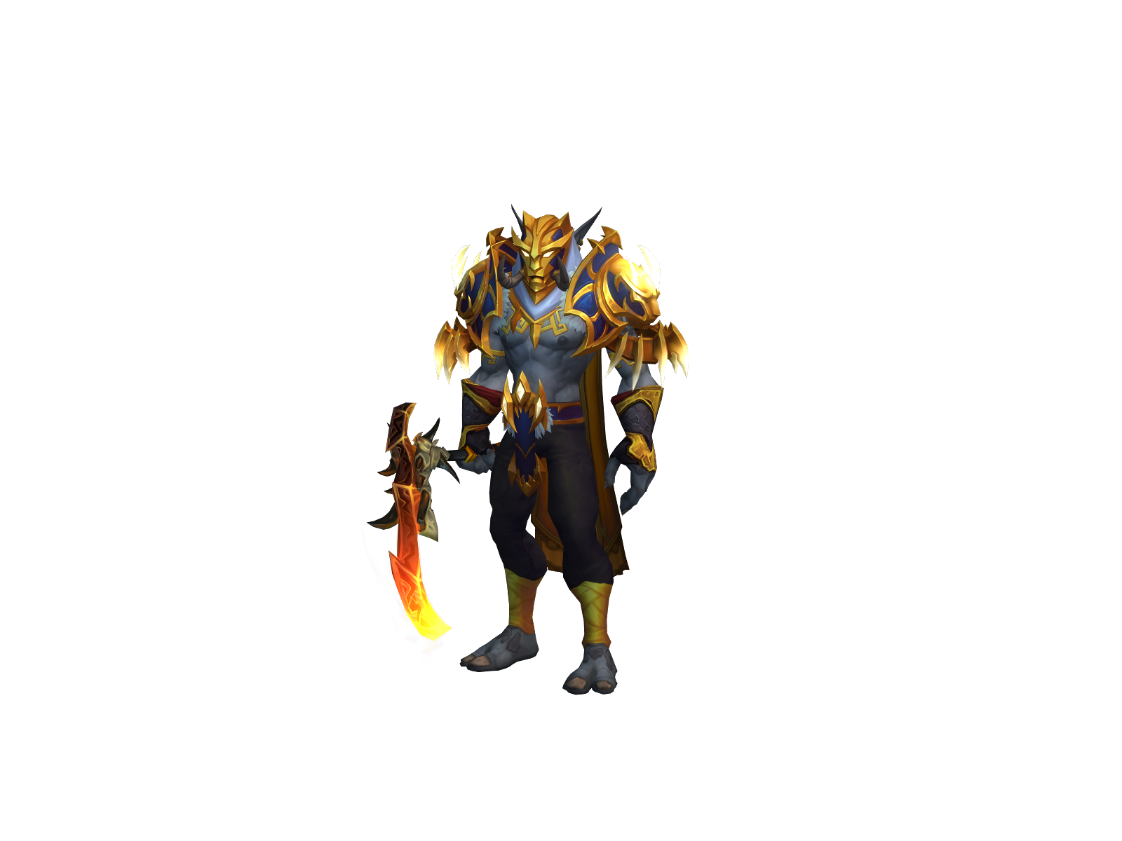 Аффелиат 3D character render