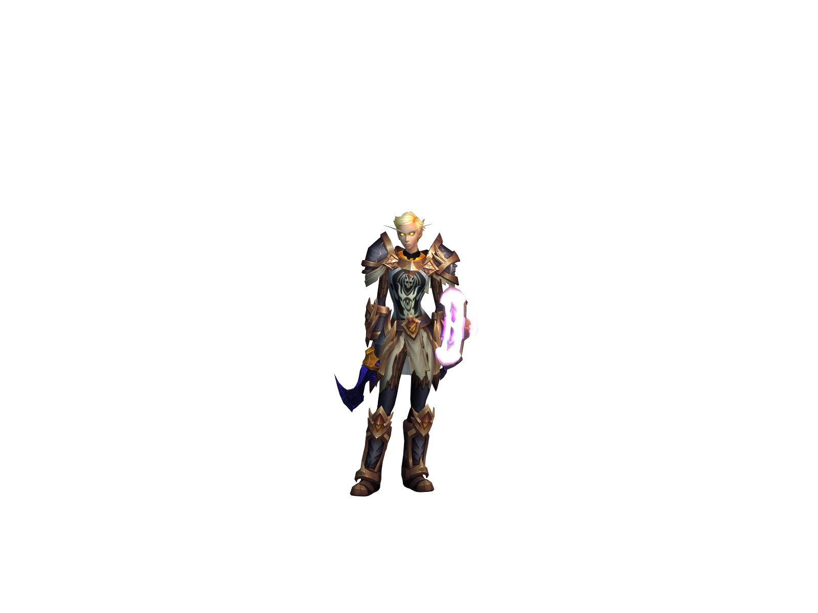 Миия 3D character render