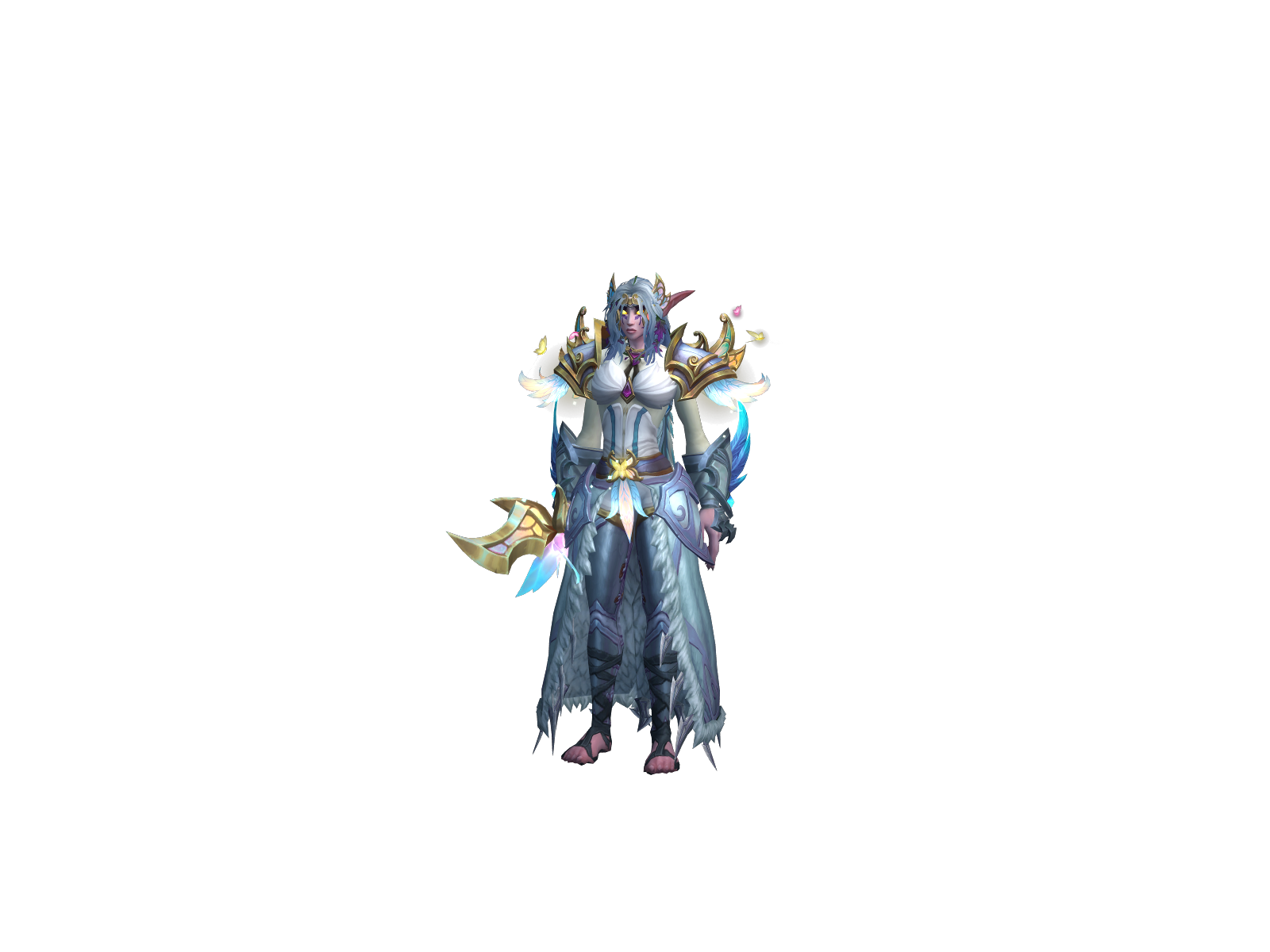 Angelkin 3D character render