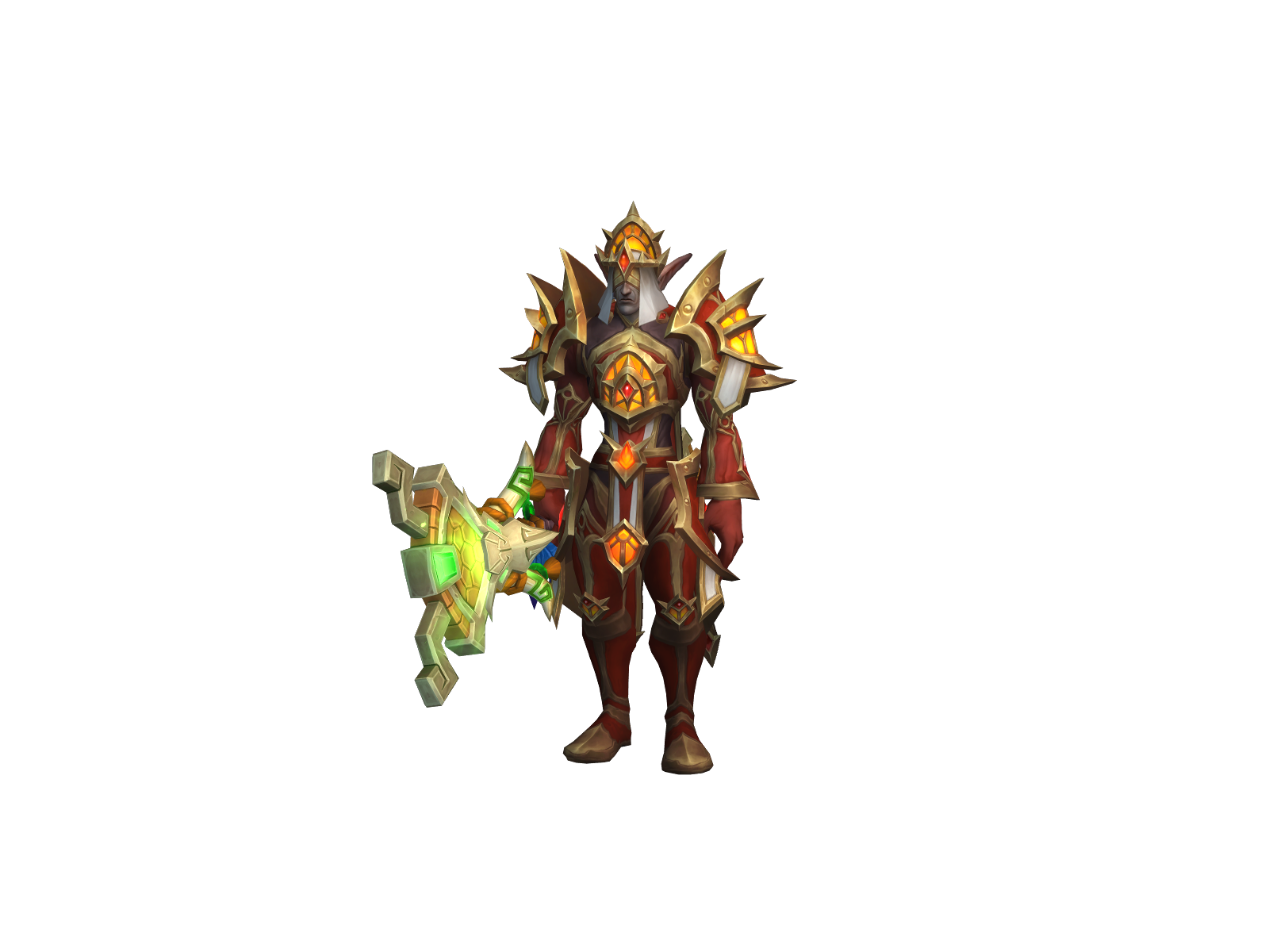 Whiteshadow 3D character render