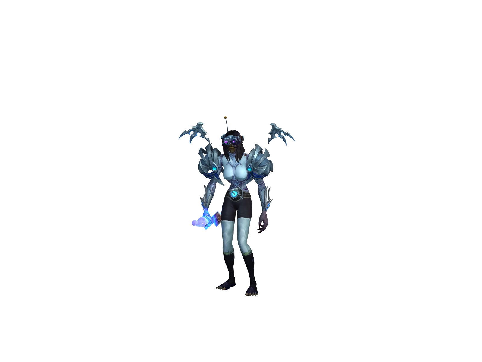 Clerro 3D character render