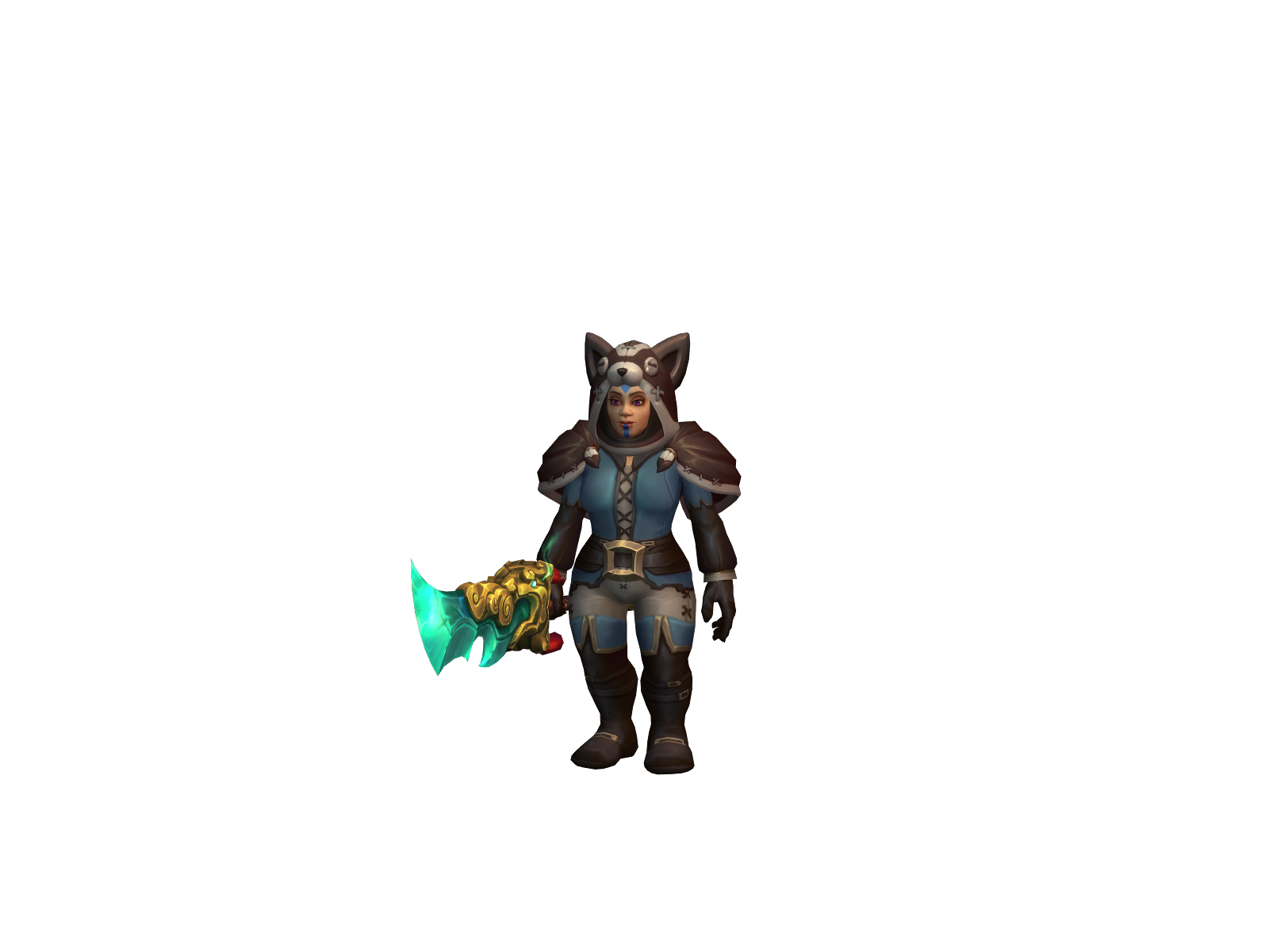 Mistmonk 3D character render