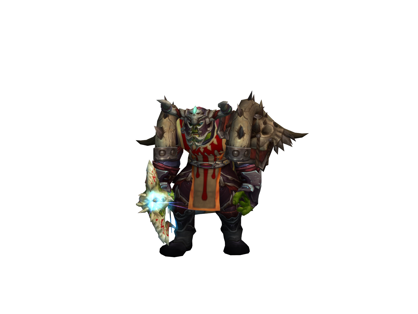 Gruzzaghkull 3D character render