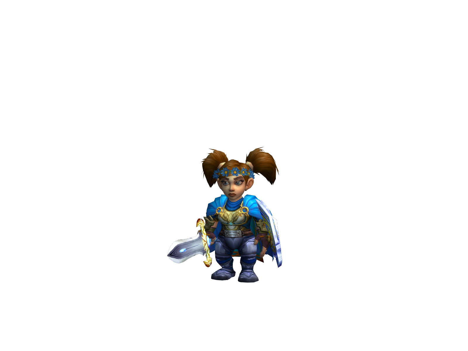 River 3D character render