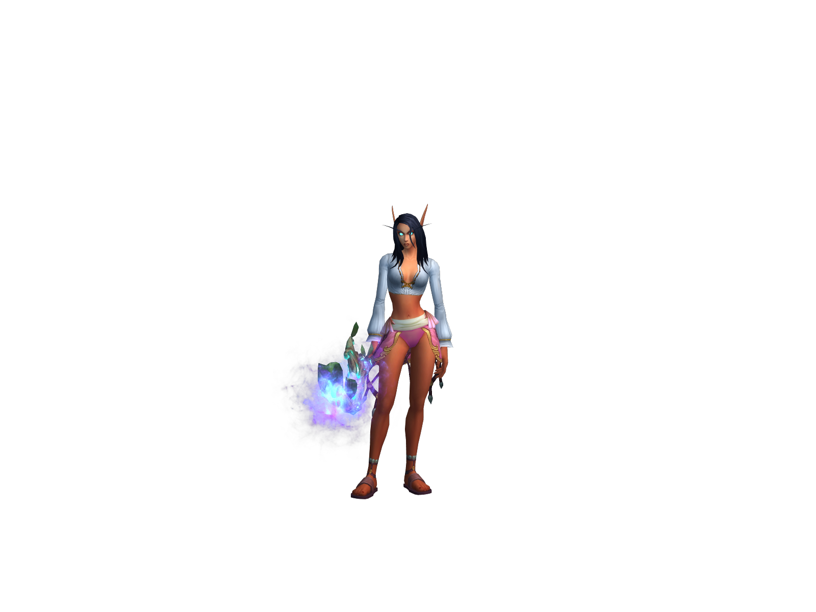 Midniterain 3D character render
