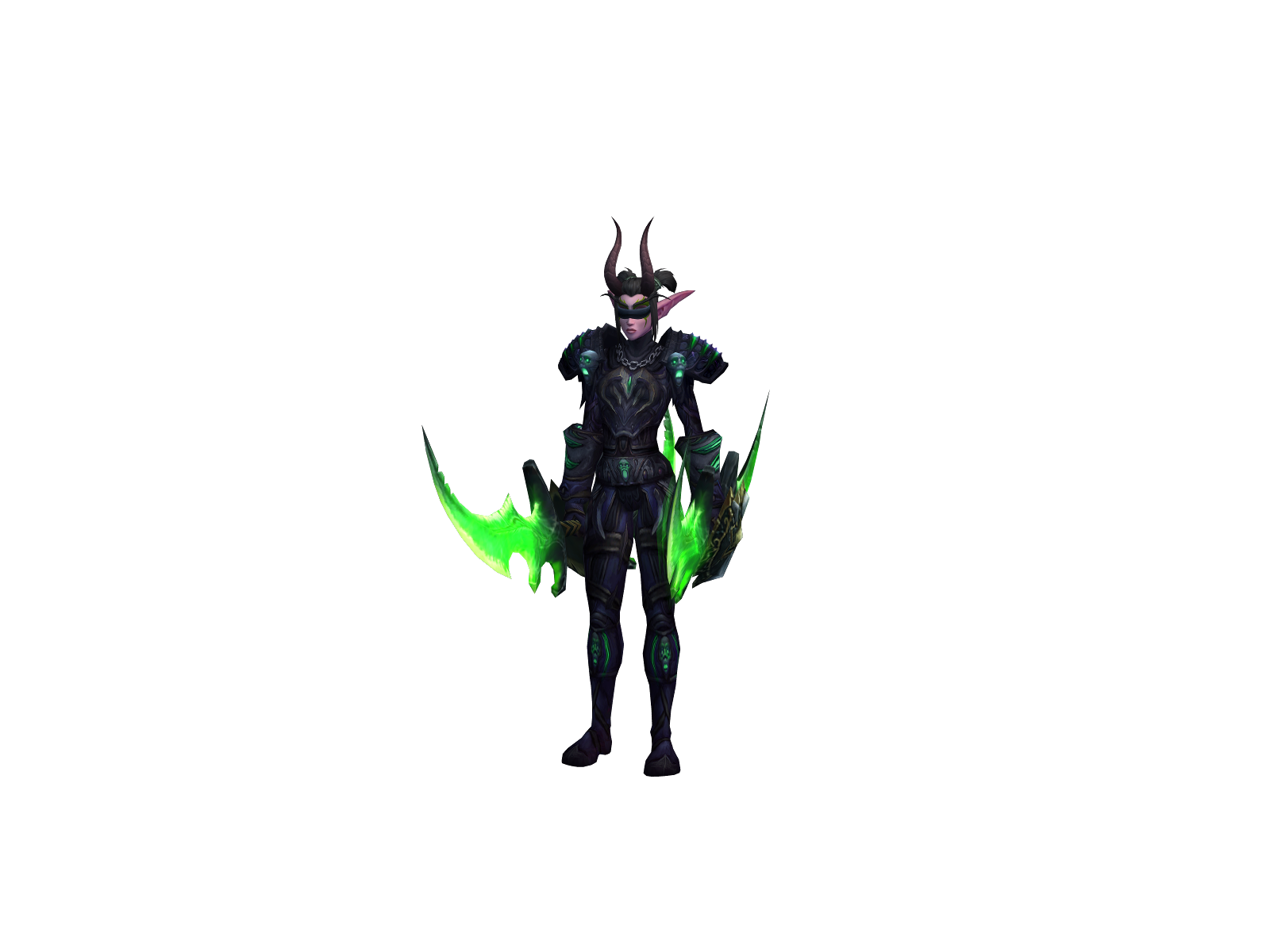 Illidania 3D character render