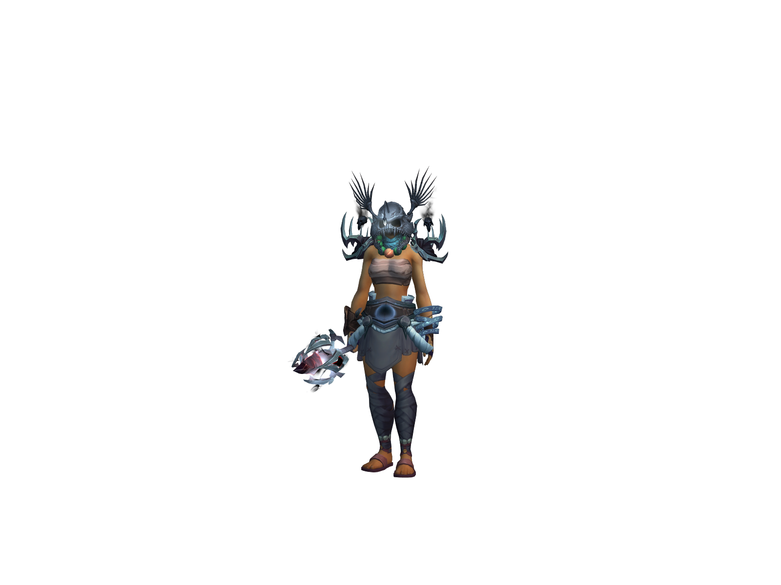Veleri 3D character render