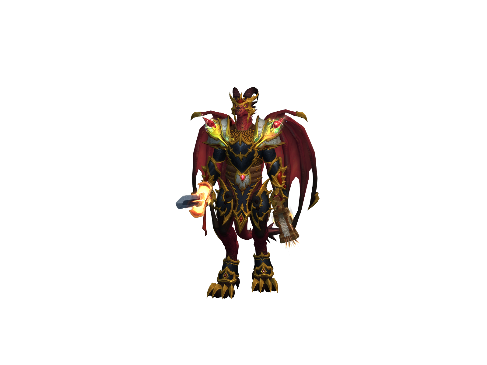Azurglut 3D character render