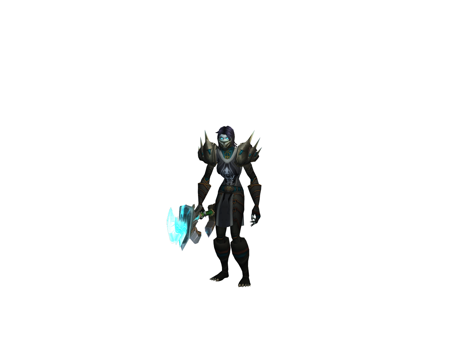 Fisto 3D character render