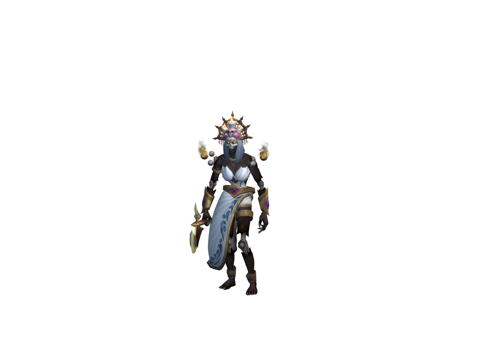 Molotov 3D character render