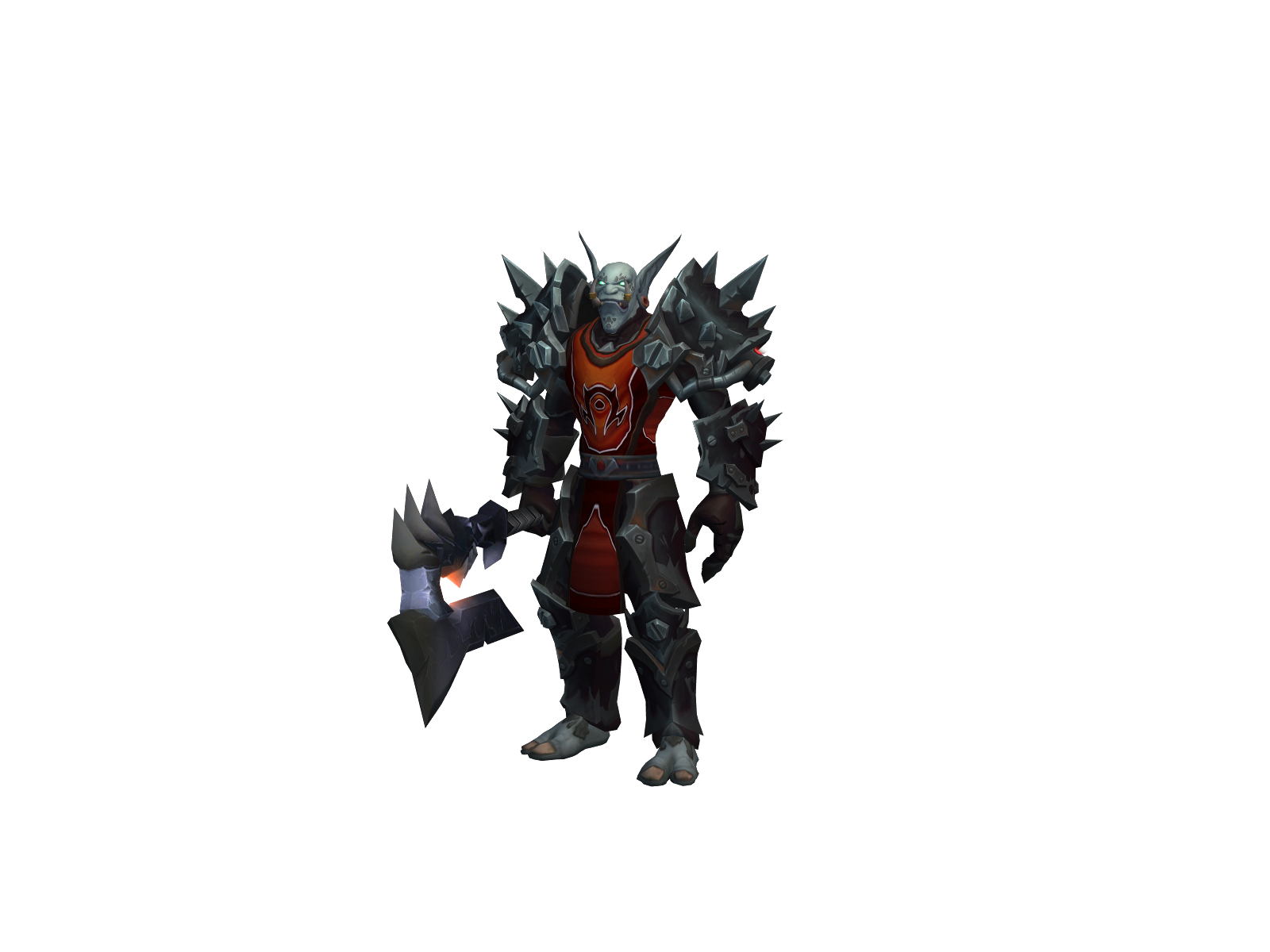 Manatraz 3D character render