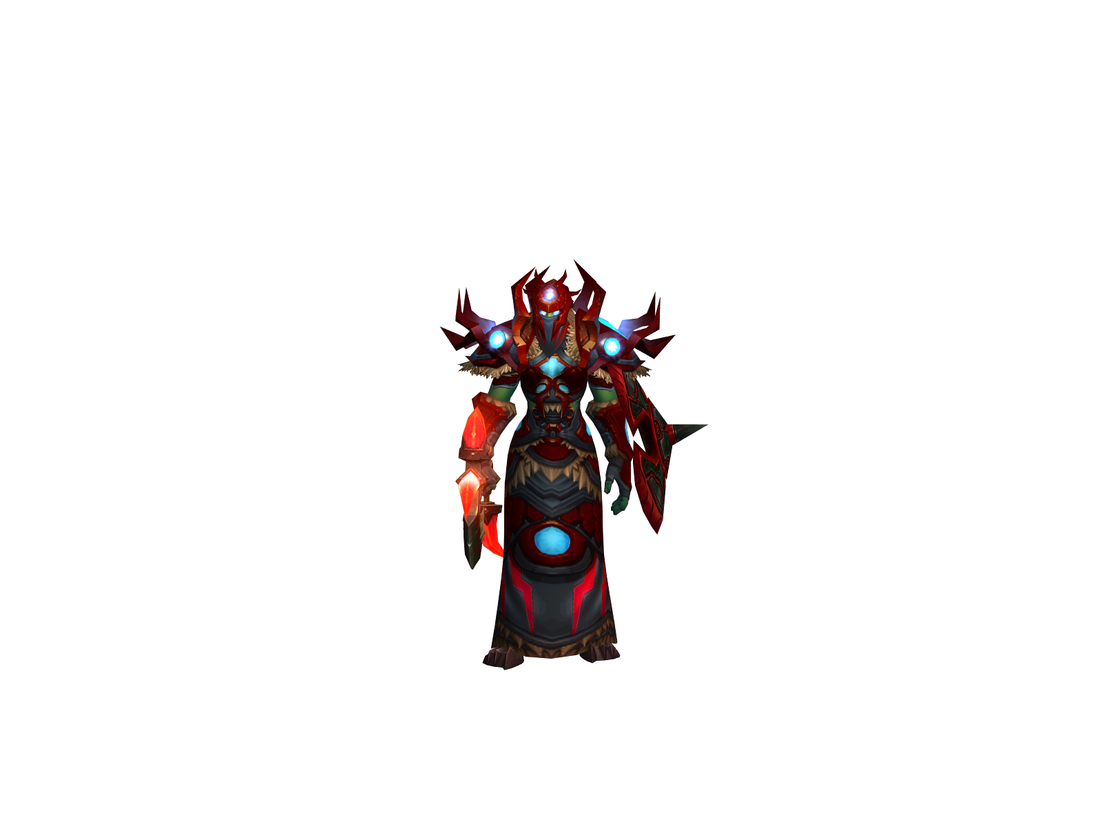 Vharokk 3D character render