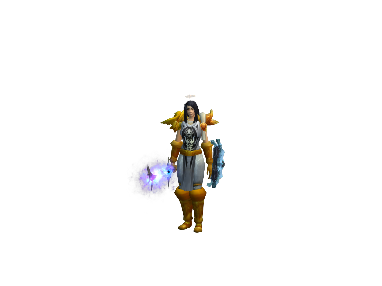 Heavensteel 3D character render
