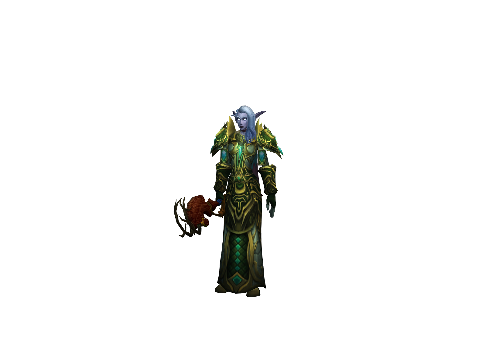 Manusdeii 3D character render