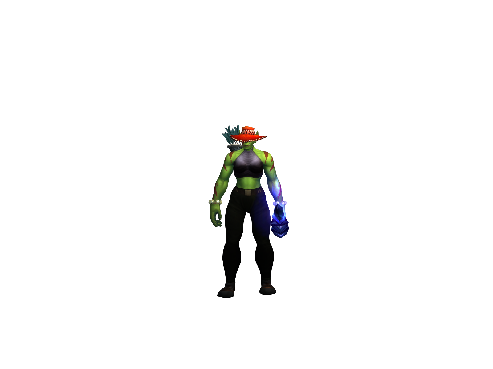 Yunabow 3D character render