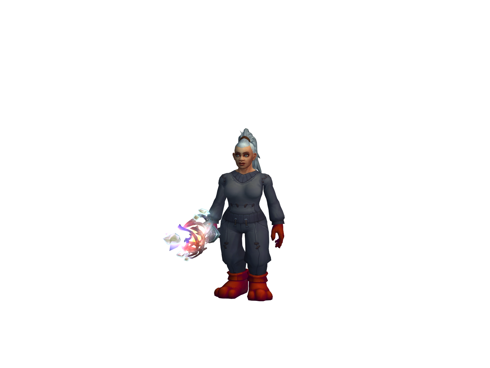 Frøq 3D character render