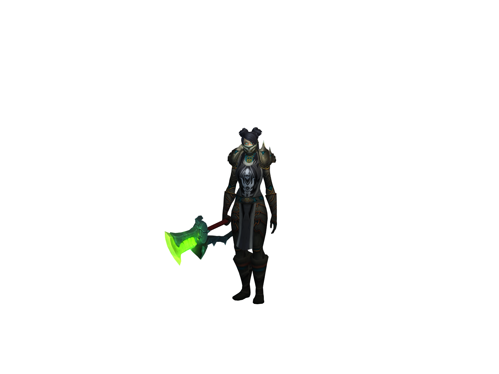 Milyamonk 3D character render