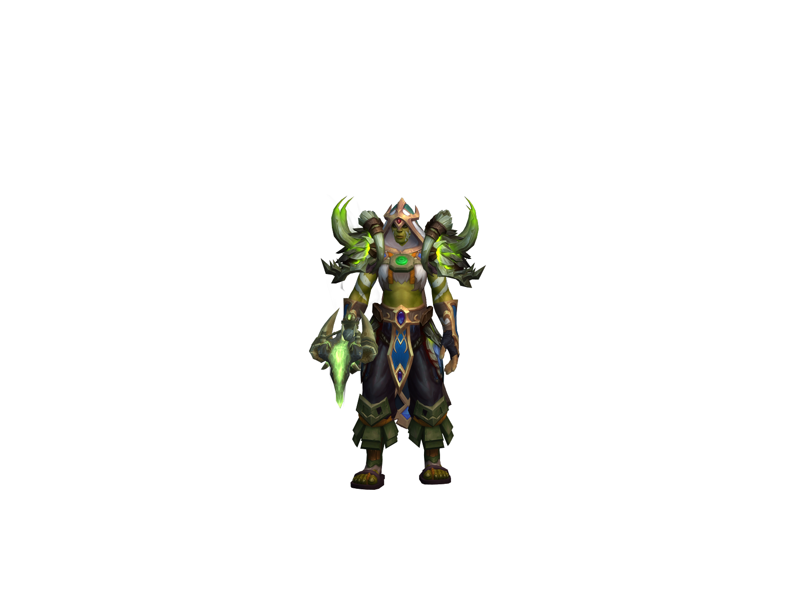 Vrasha 3D character render