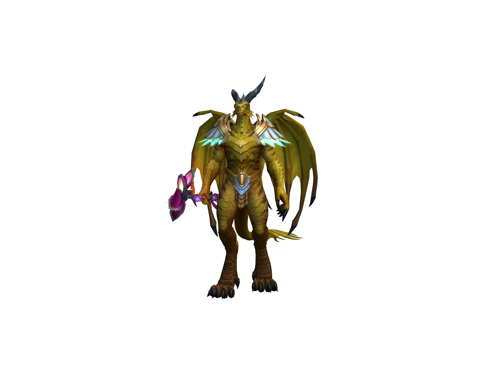 Jauchedragon 3D character render