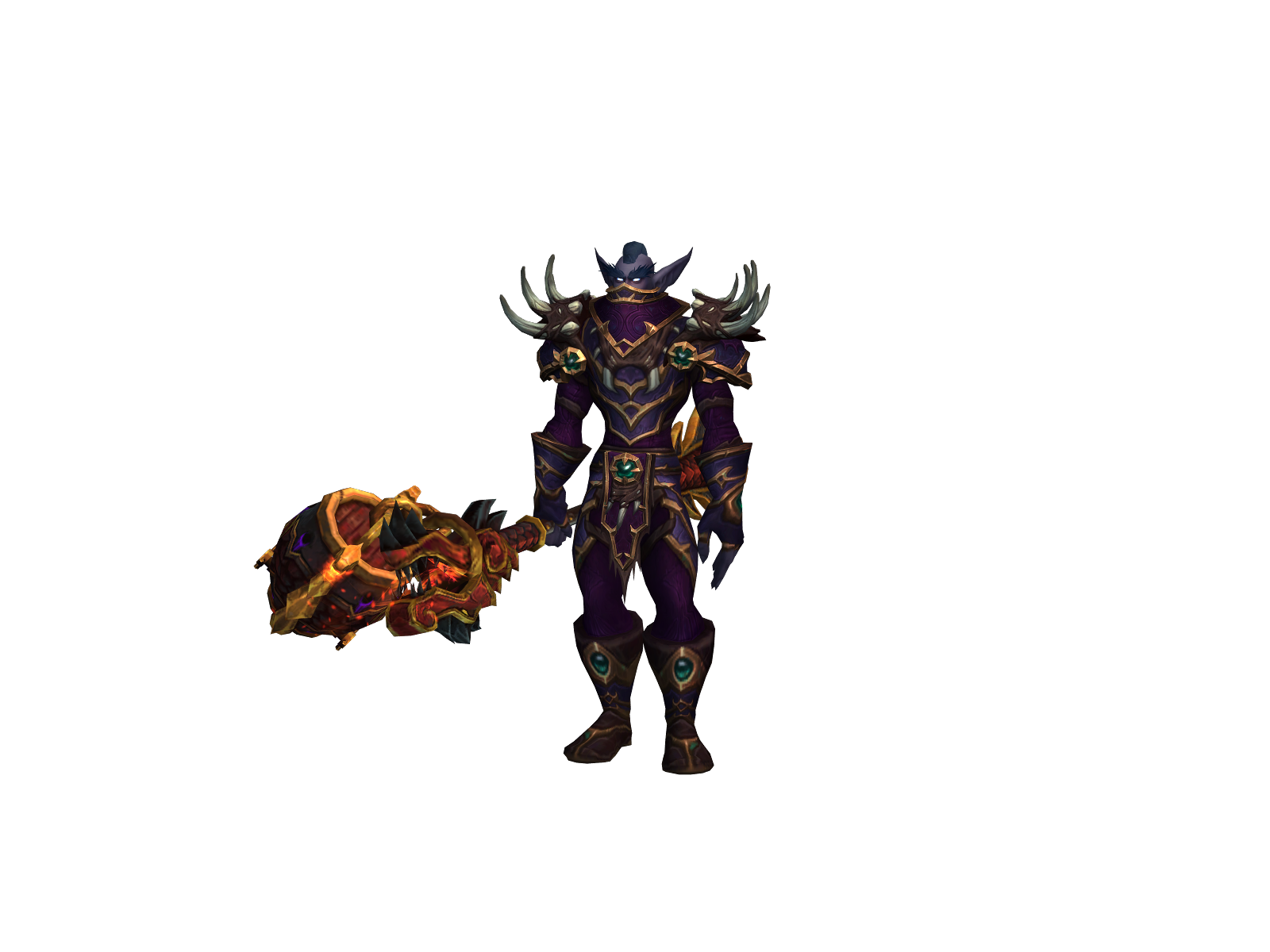 Fustos 3D character render