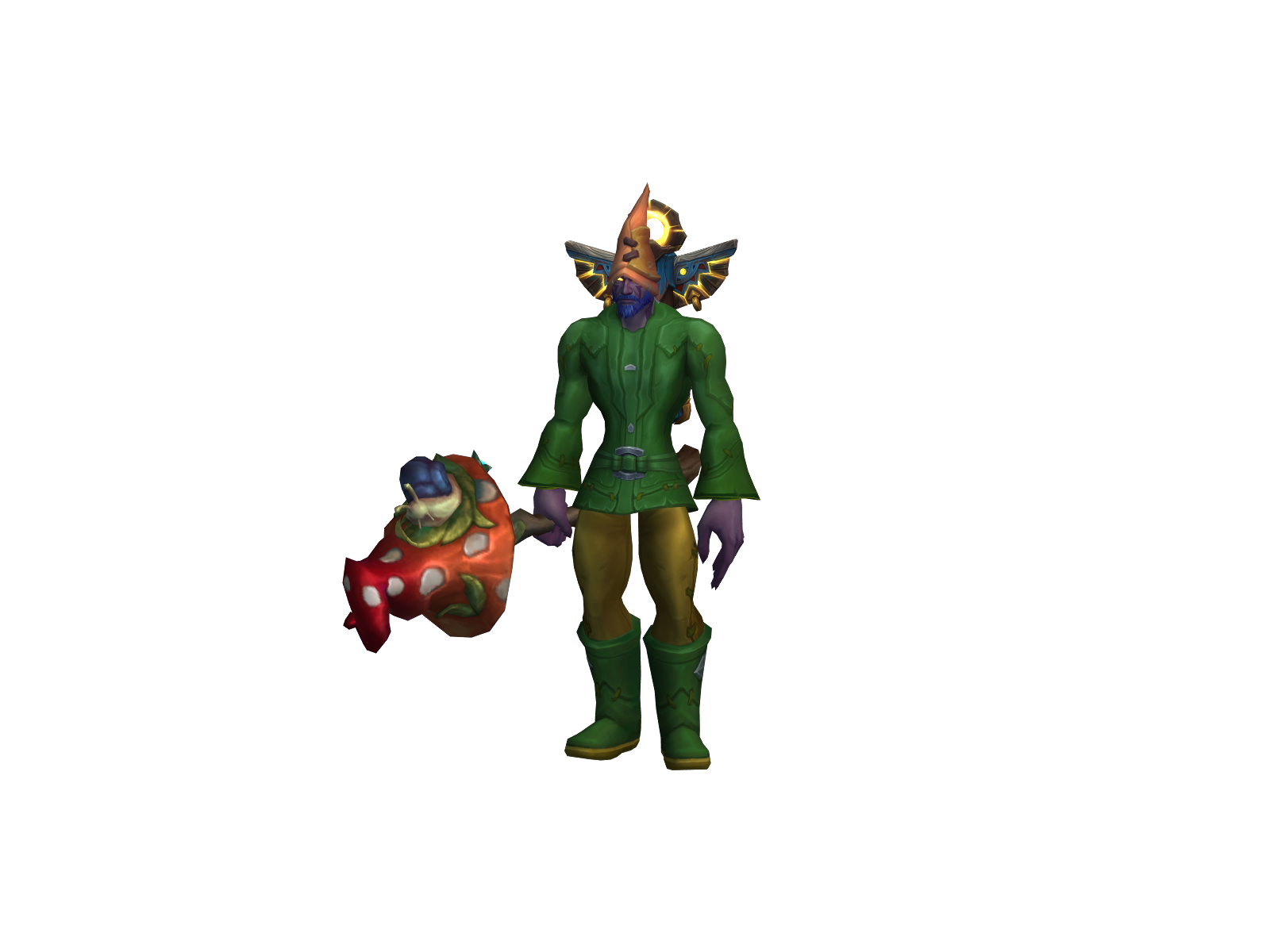 Jauchetree 3D character render