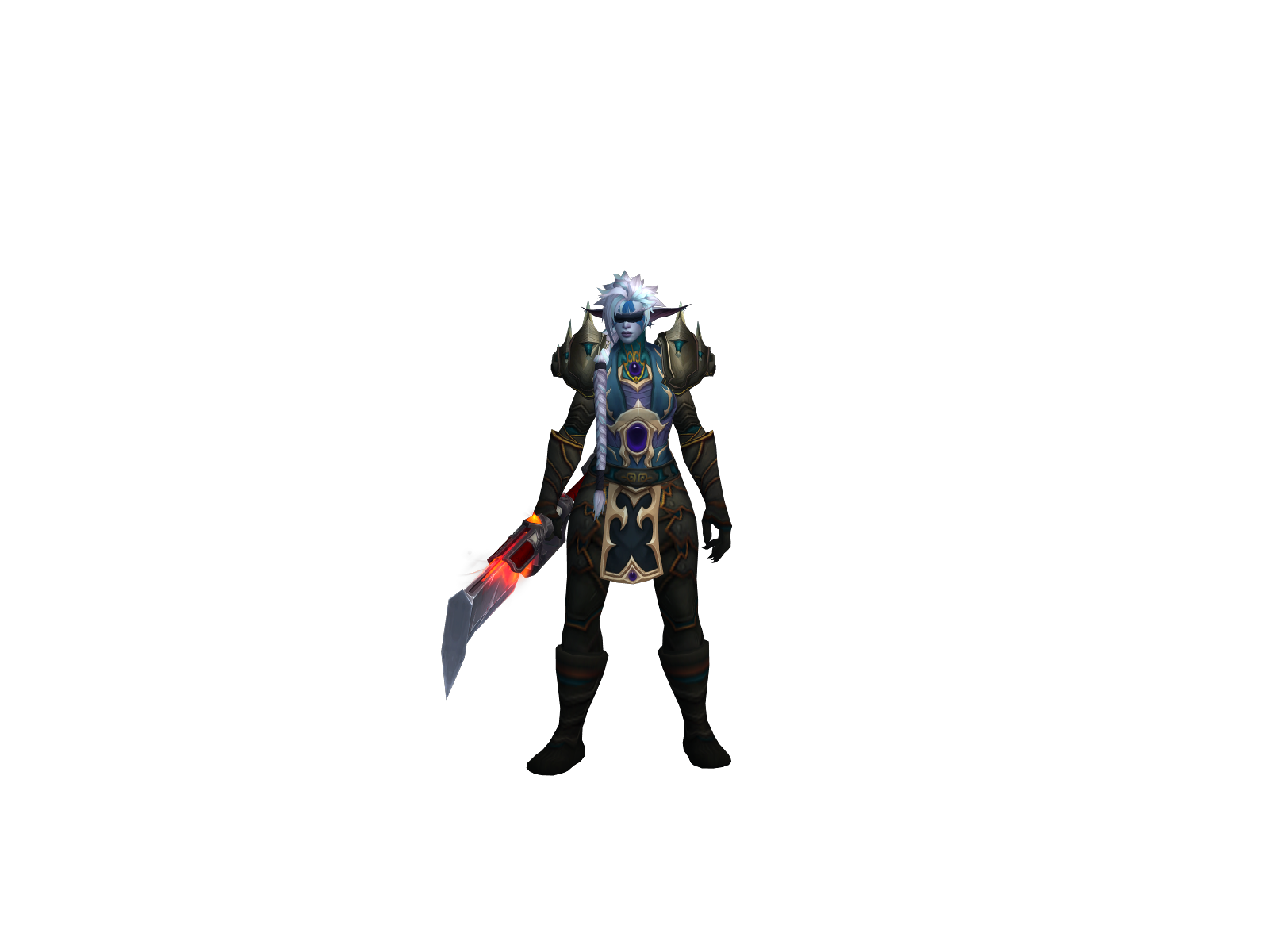 Emu 3D character render