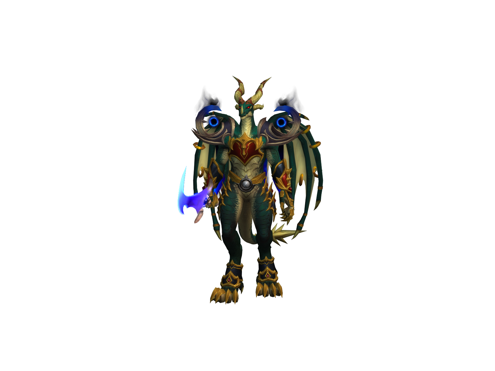 Fendtrion 3D character render