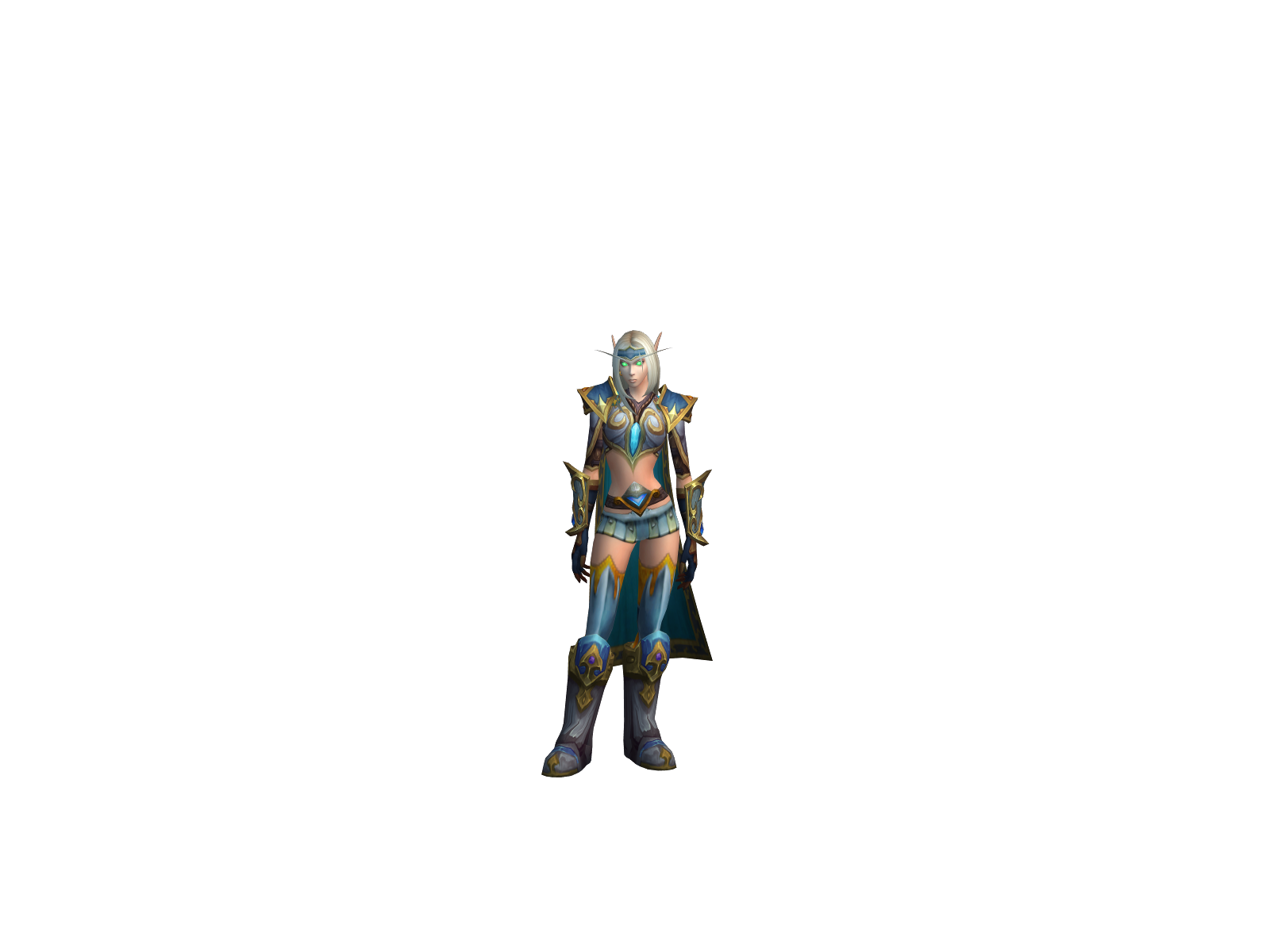 Sílkana 3D character render