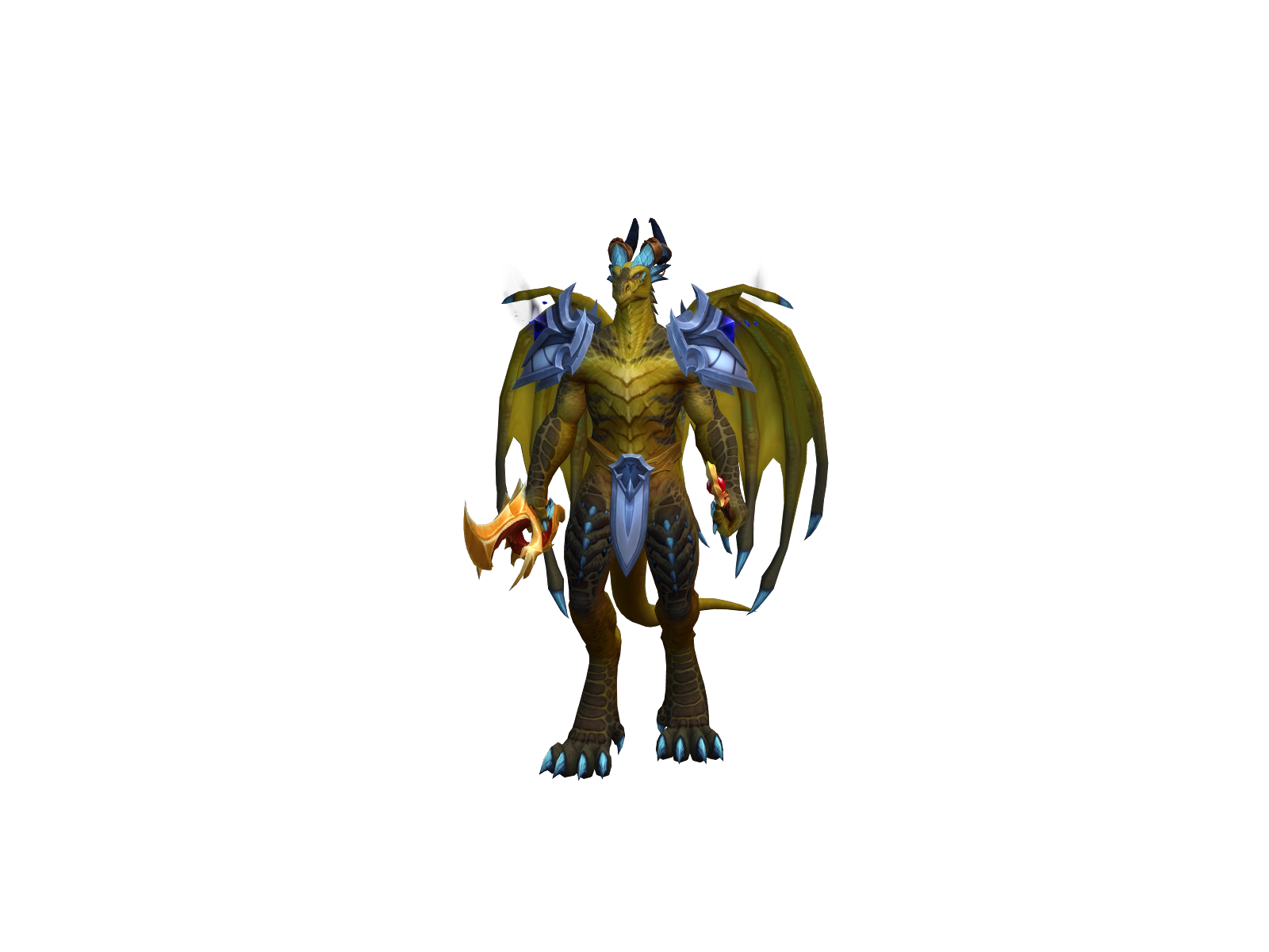 Americandrak 3D character render