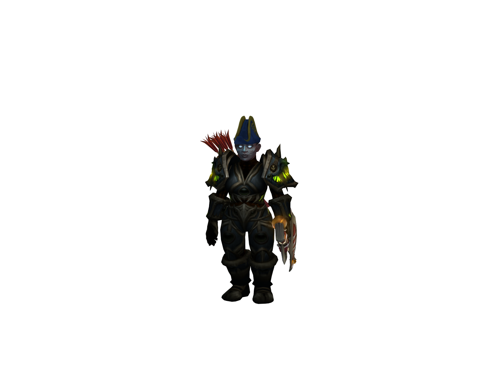 Oopscrit 3D character render