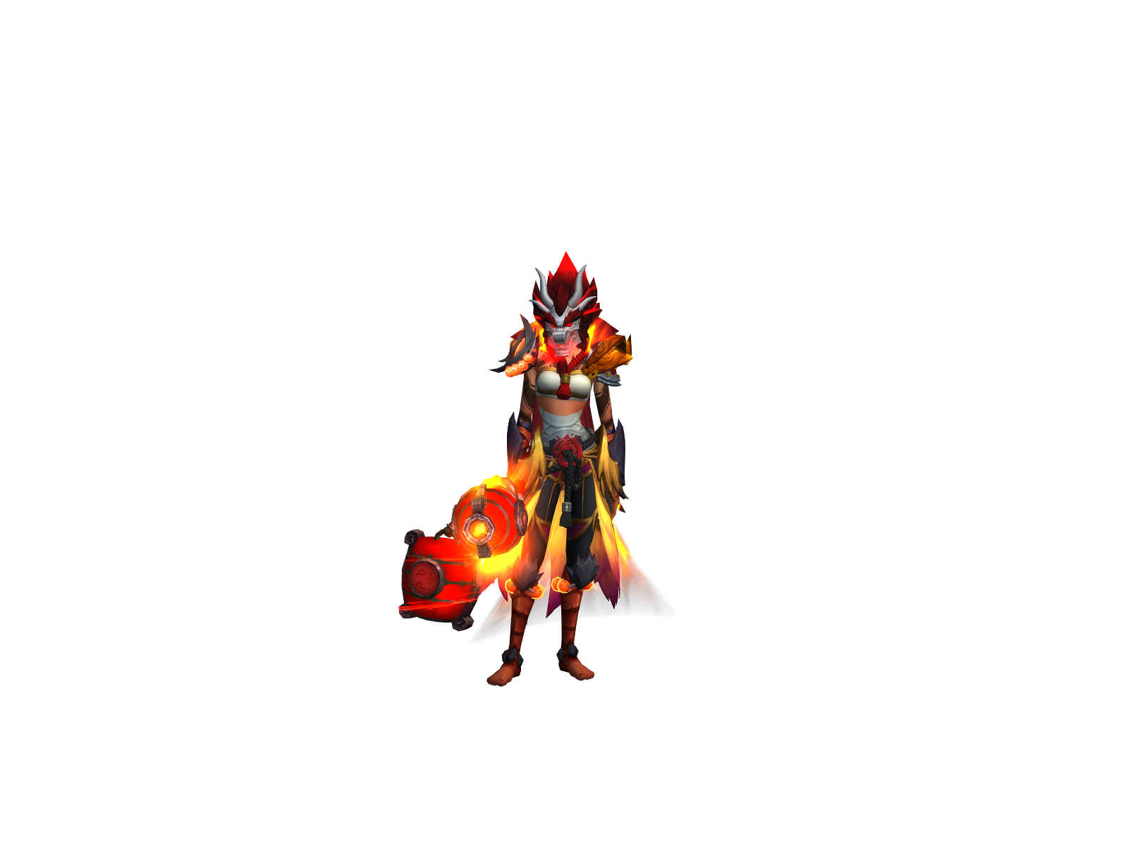 Møwjø 3D character render