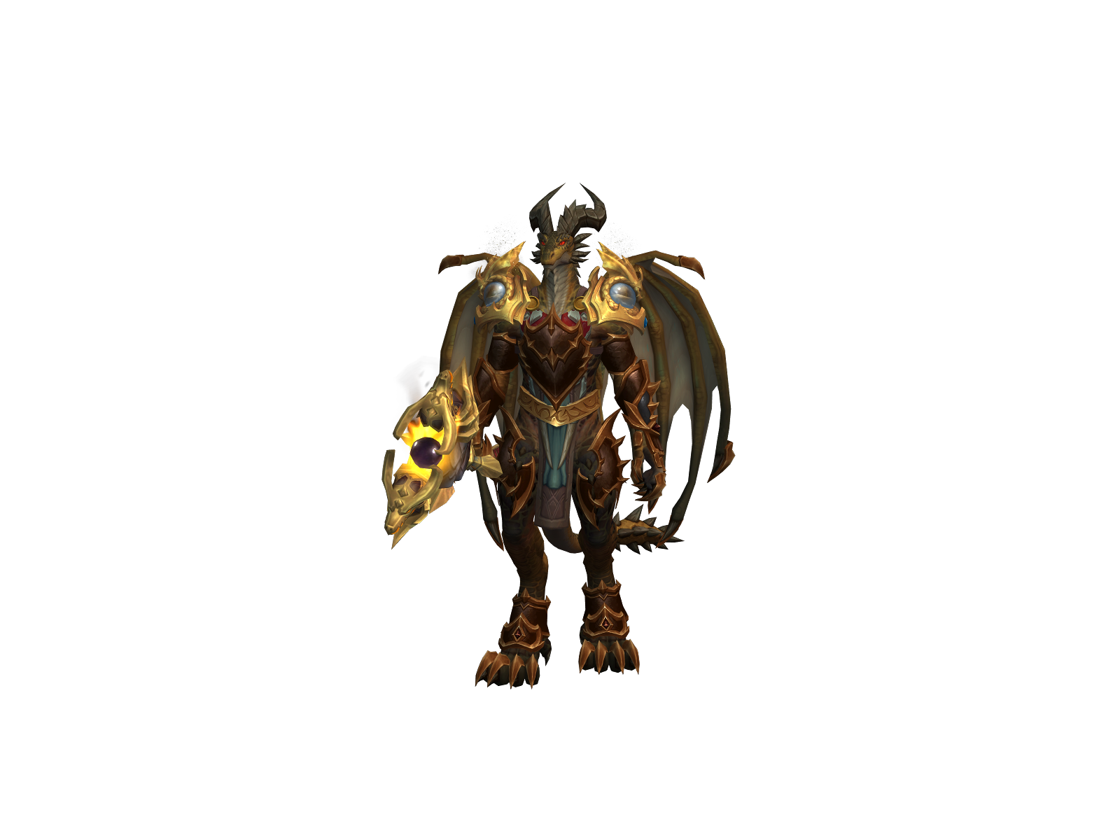 Aéras 3D character render