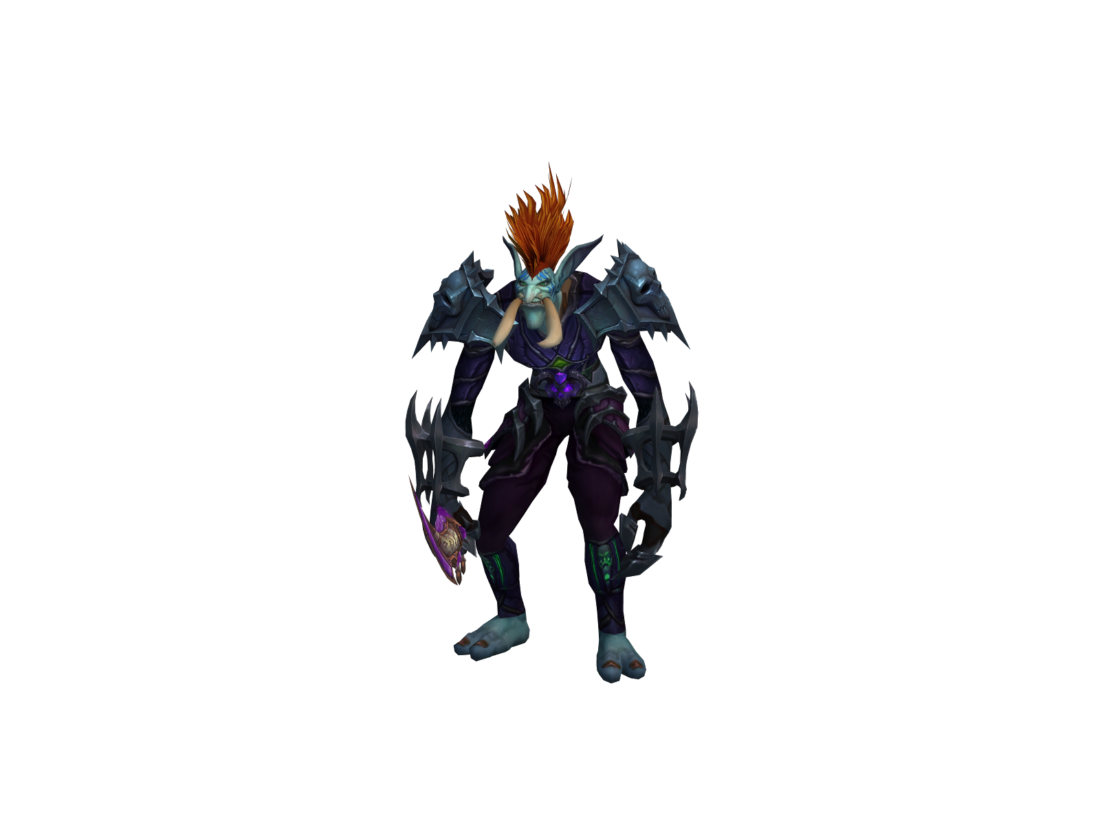 Dâan 3D character render