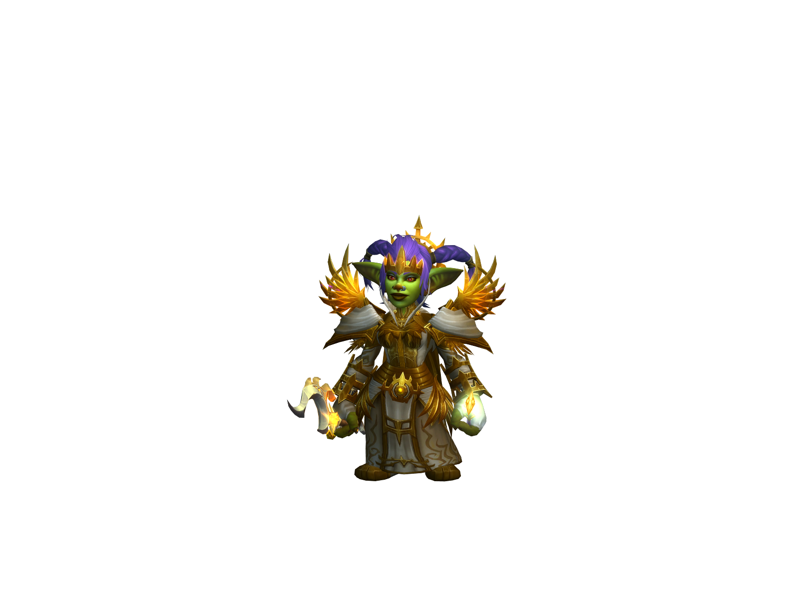 Newari 3D character render