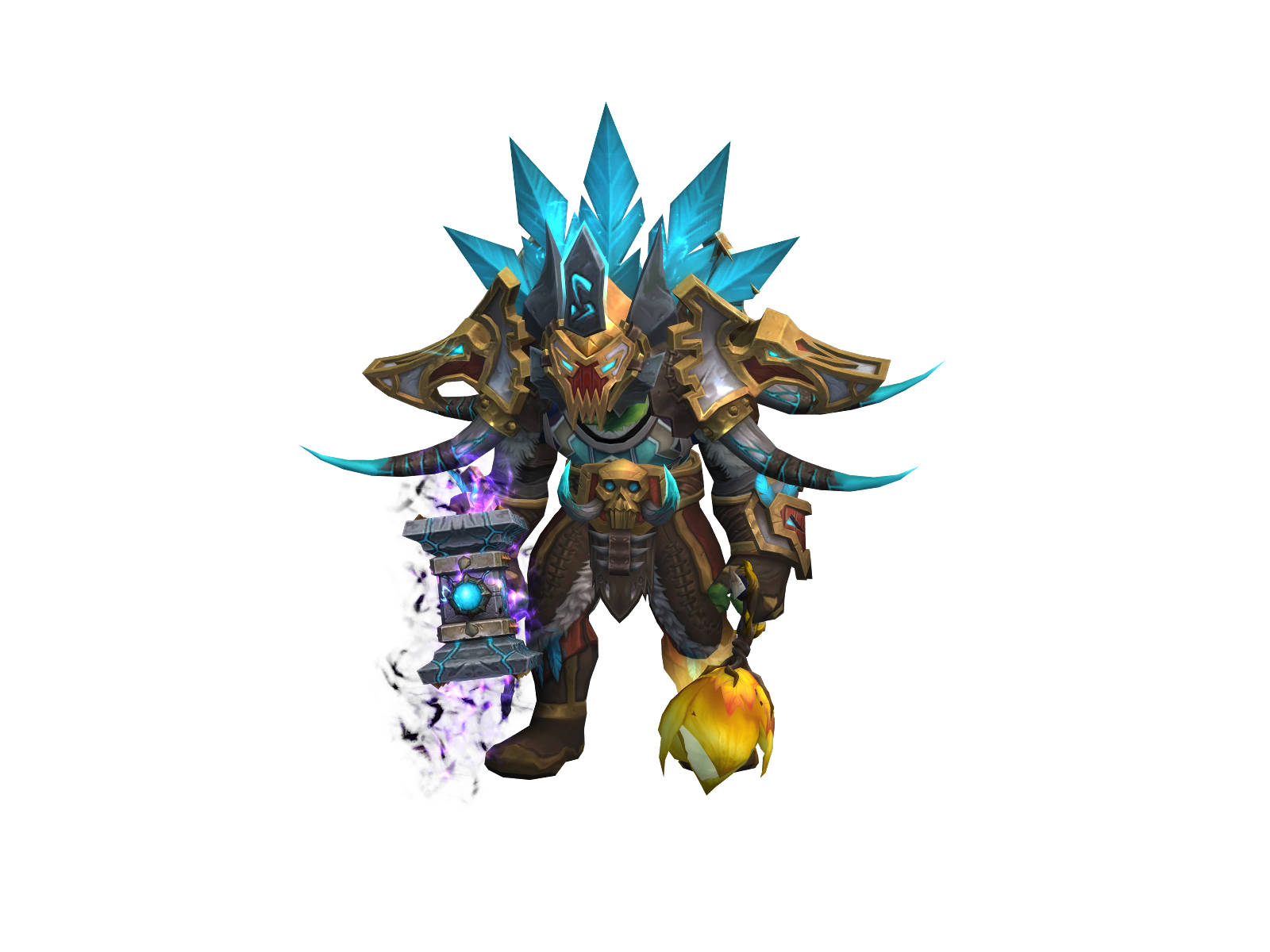 Palprotine 3D character render