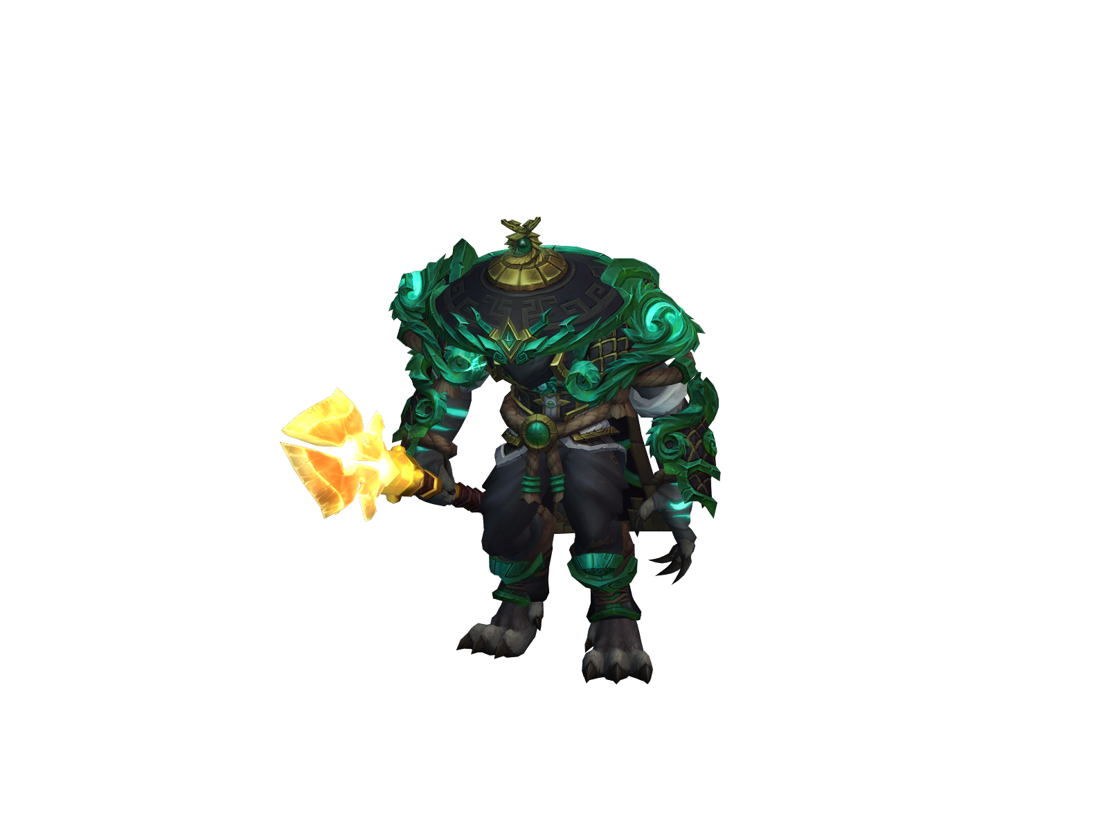 Drachénwut 3D character render
