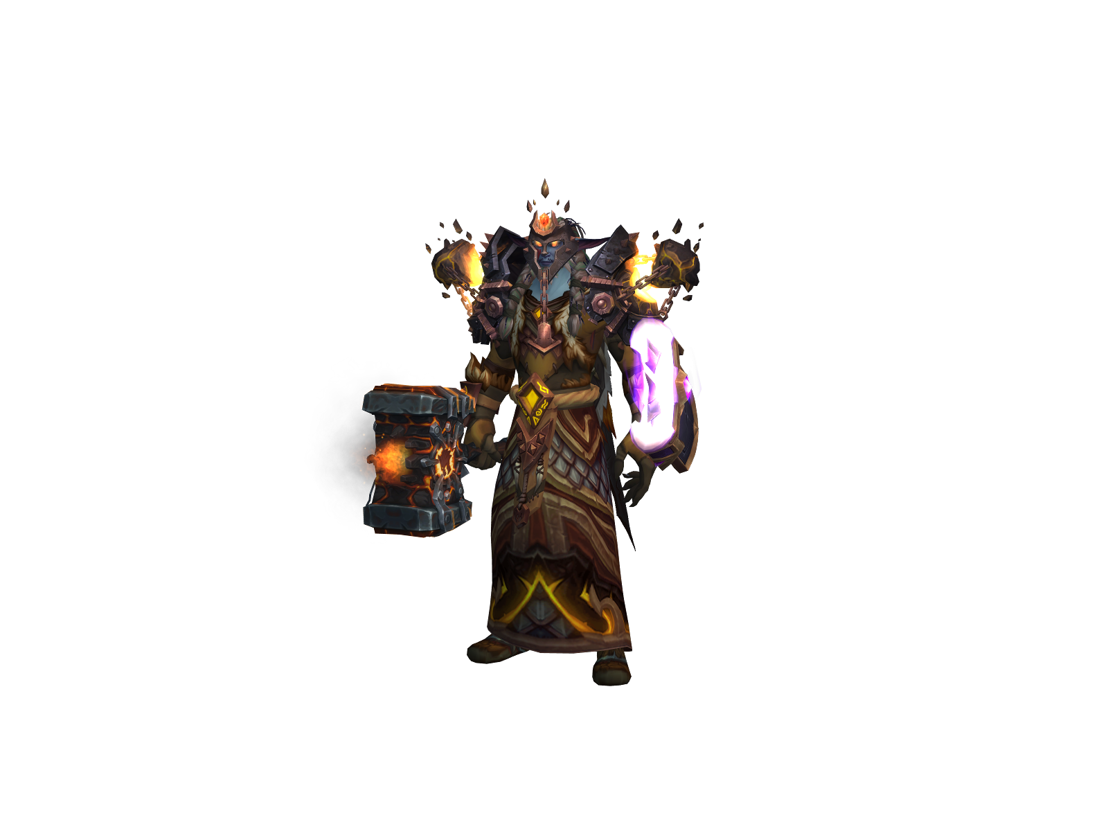 Krishnir 3D character render