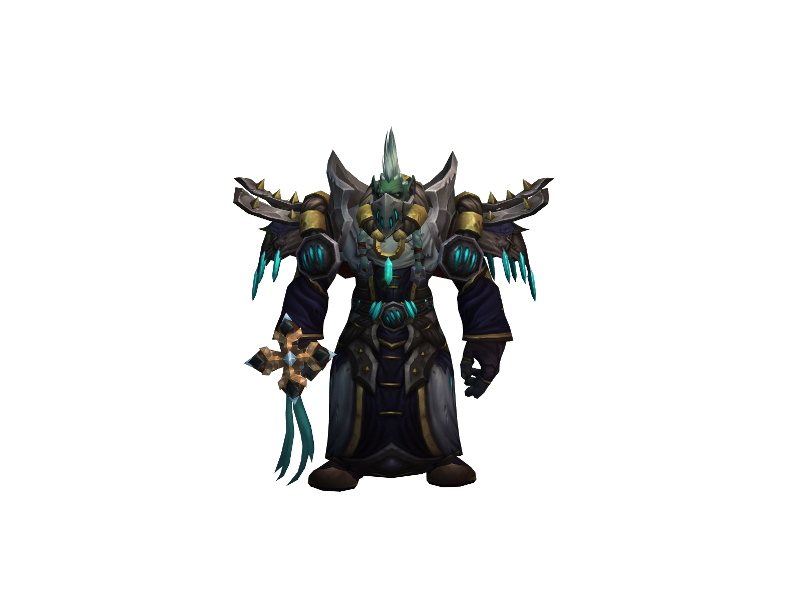 Bushur 3D character render