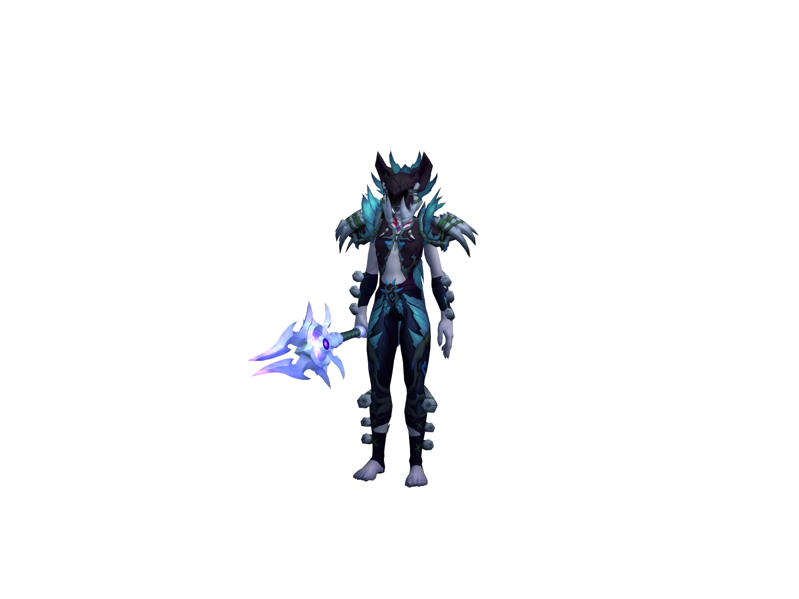 Akkimoo 3D character render