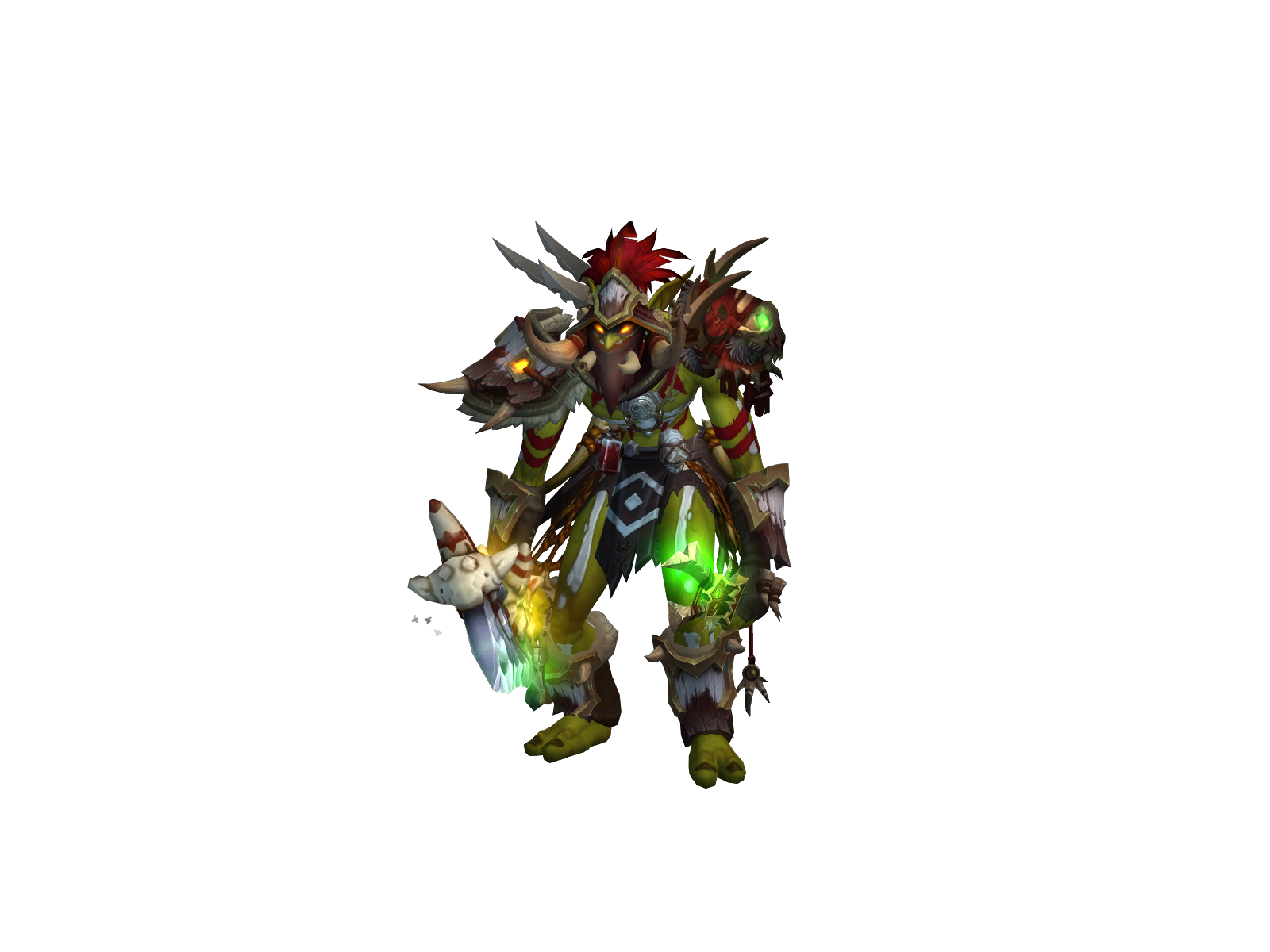 Tupaç 3D character render
