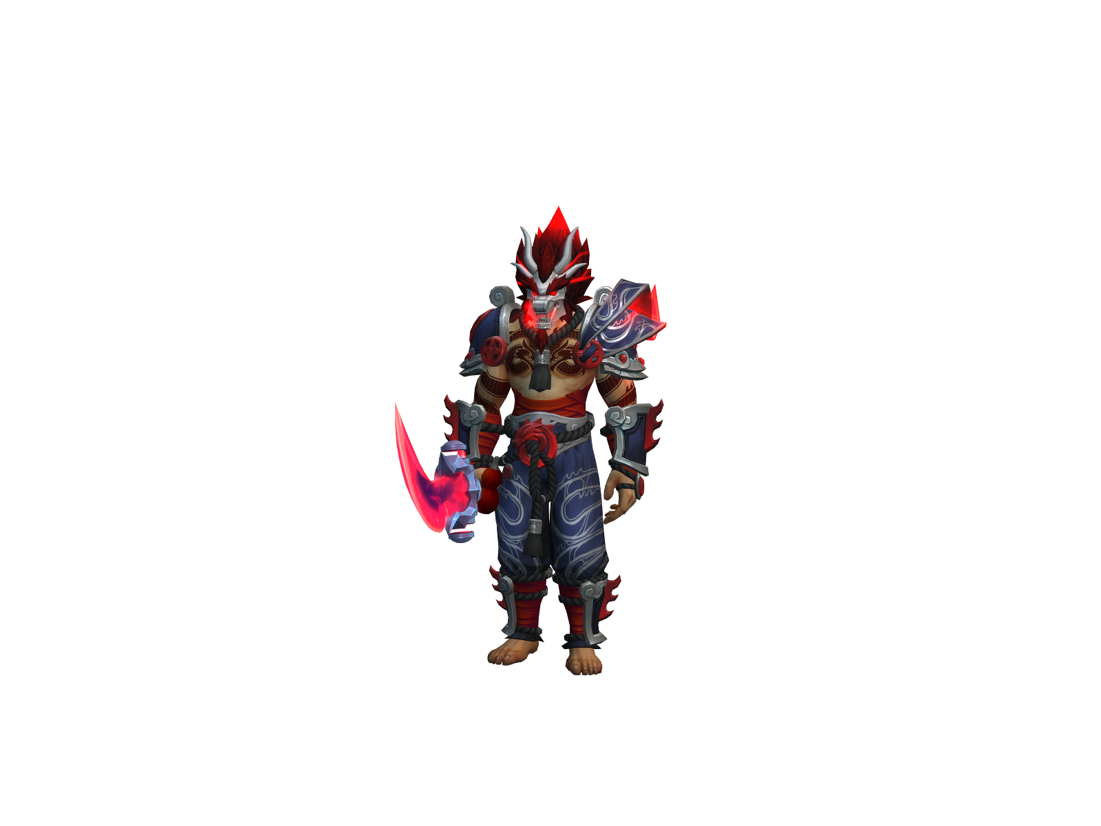 Talomonk 3D character render
