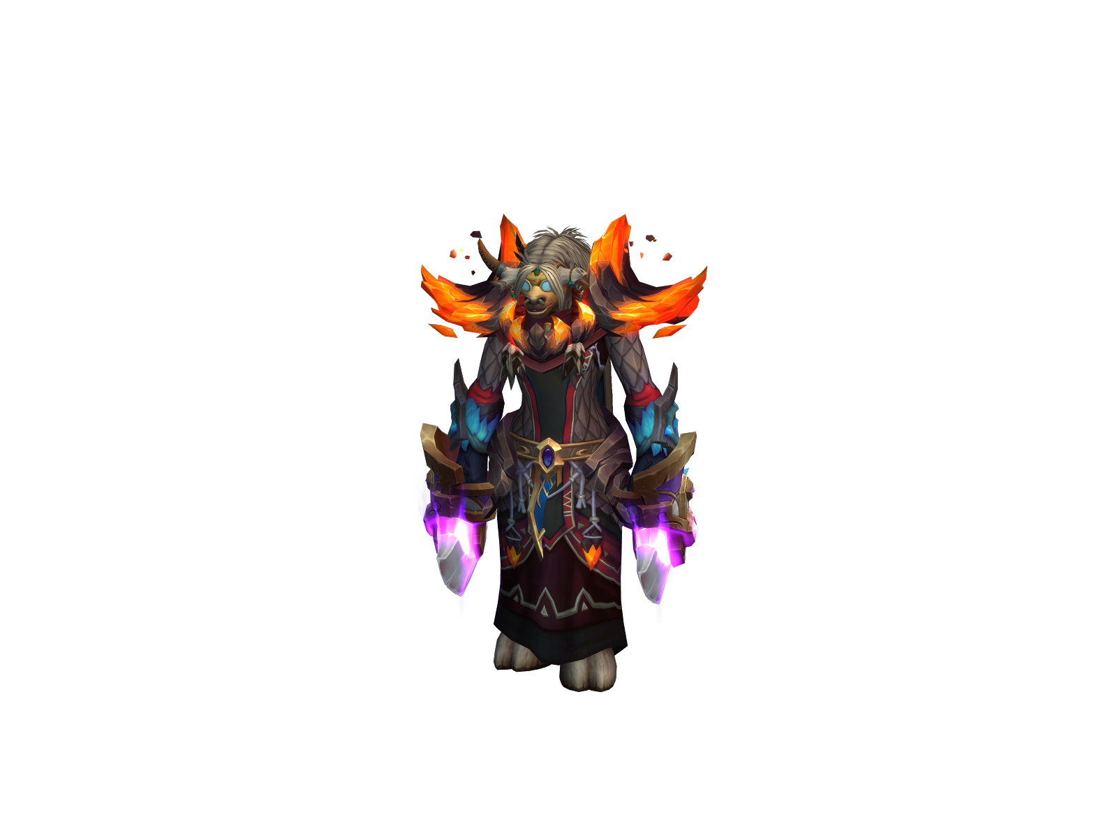 Brøkentesla 3D character render