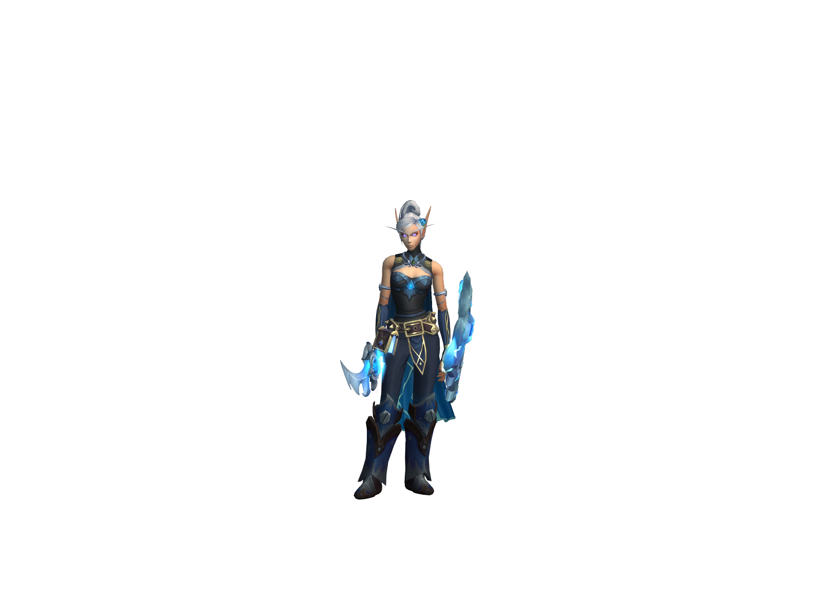 Cyprys 3D character render
