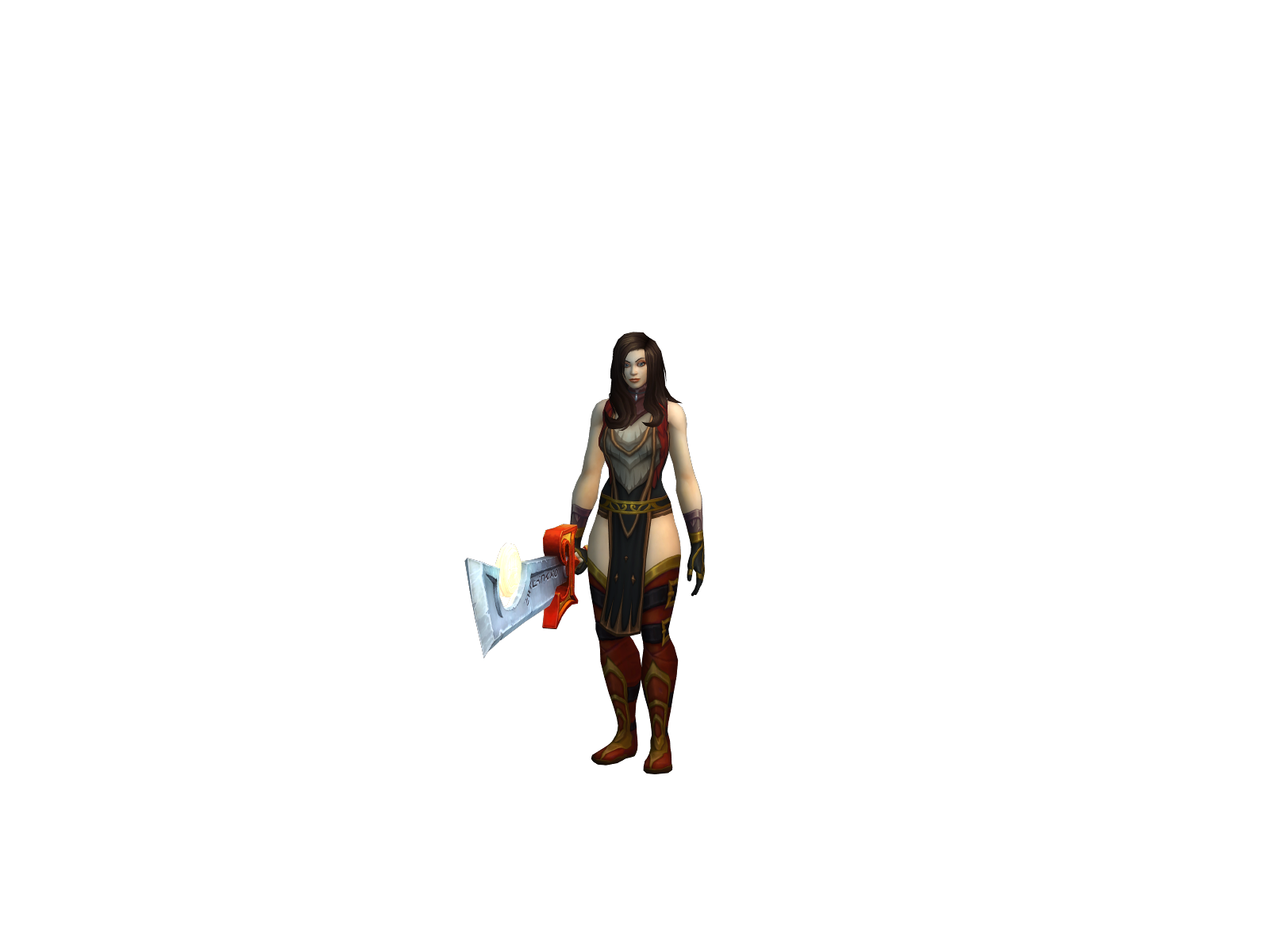 Wingsftw 3D character render