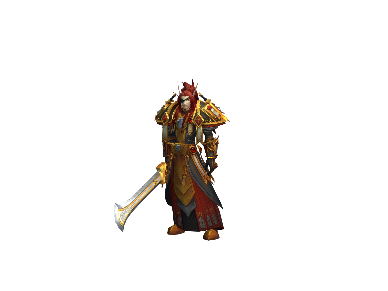 Flamberg 3D character render