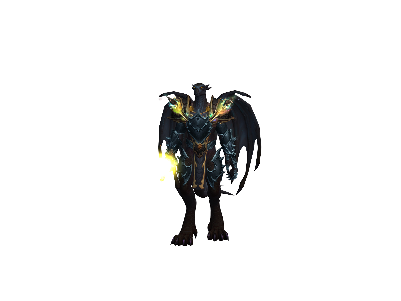 Beaming 3D character render