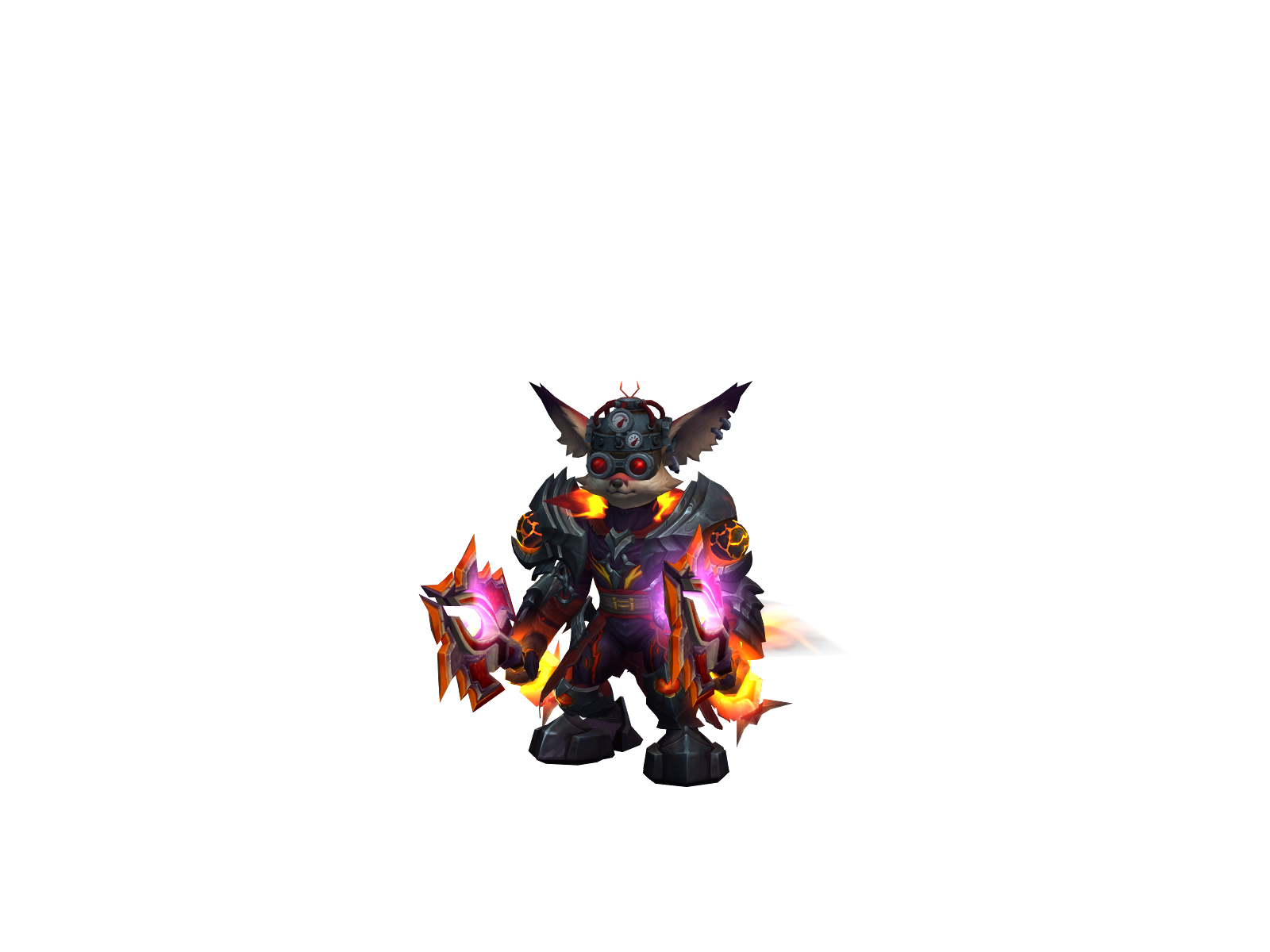 Maggosham 3D character render